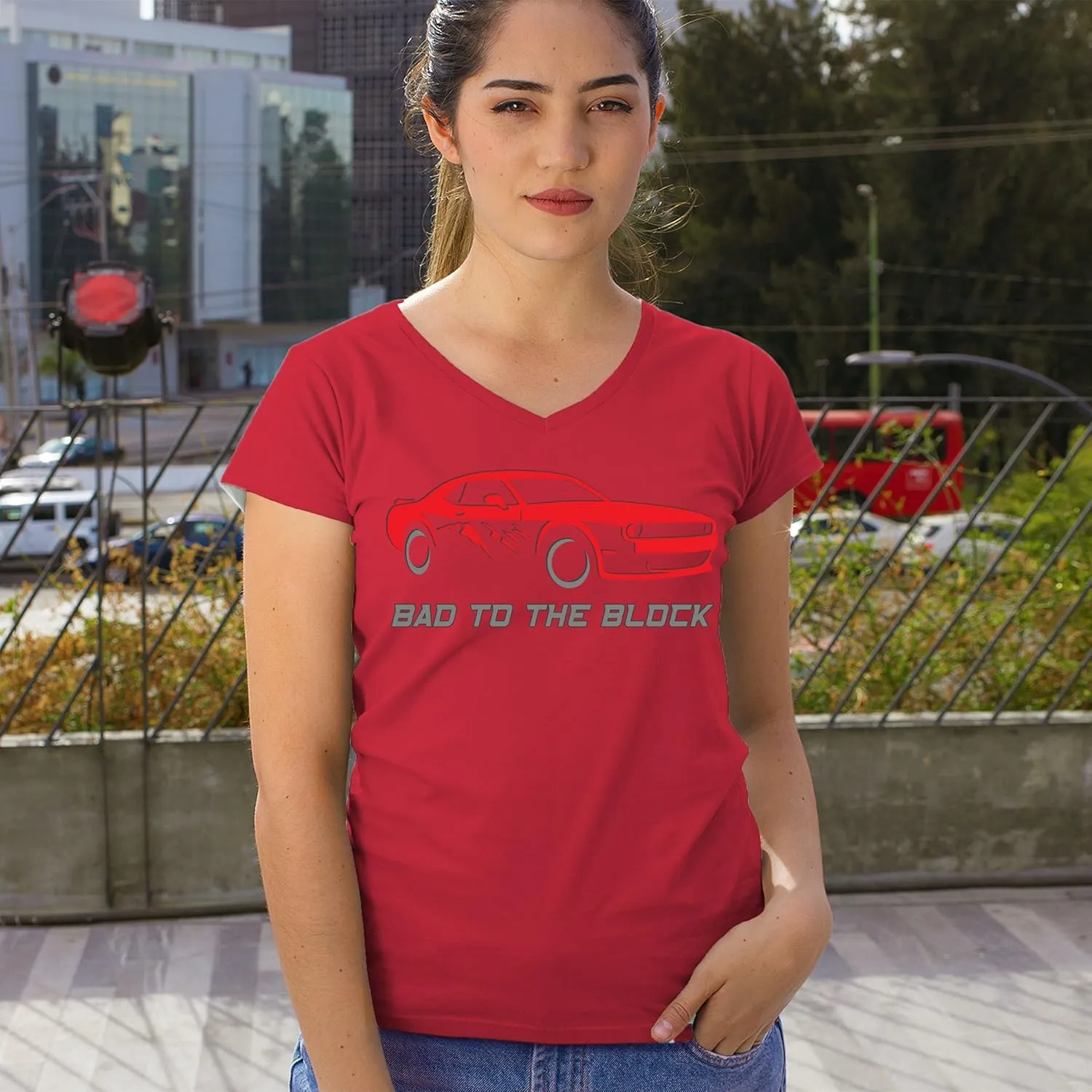 Bad to The Block Women's Graphic T-Shirts and Tank Tops