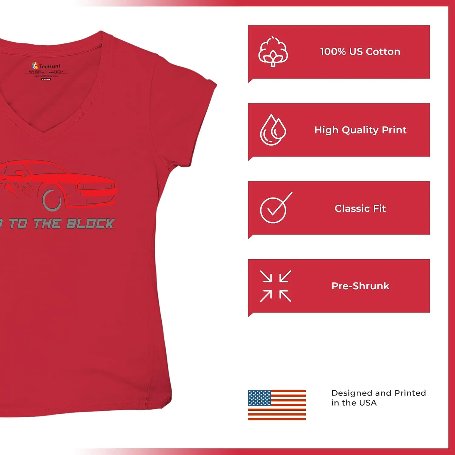 Bad to The Block Women's Graphic T-Shirts and Tank Tops