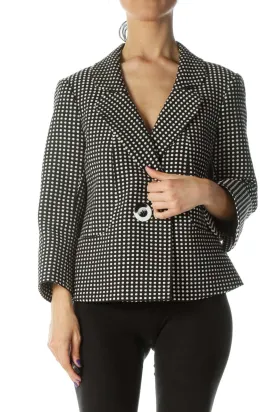 Black Polka-Dot Jacket