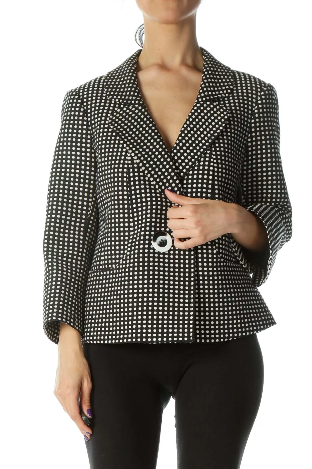 Black Polka-Dot Jacket
