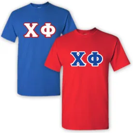 Chi Phi Lettered T-Shirt, 2-Pack Bundle Deal - TWILL