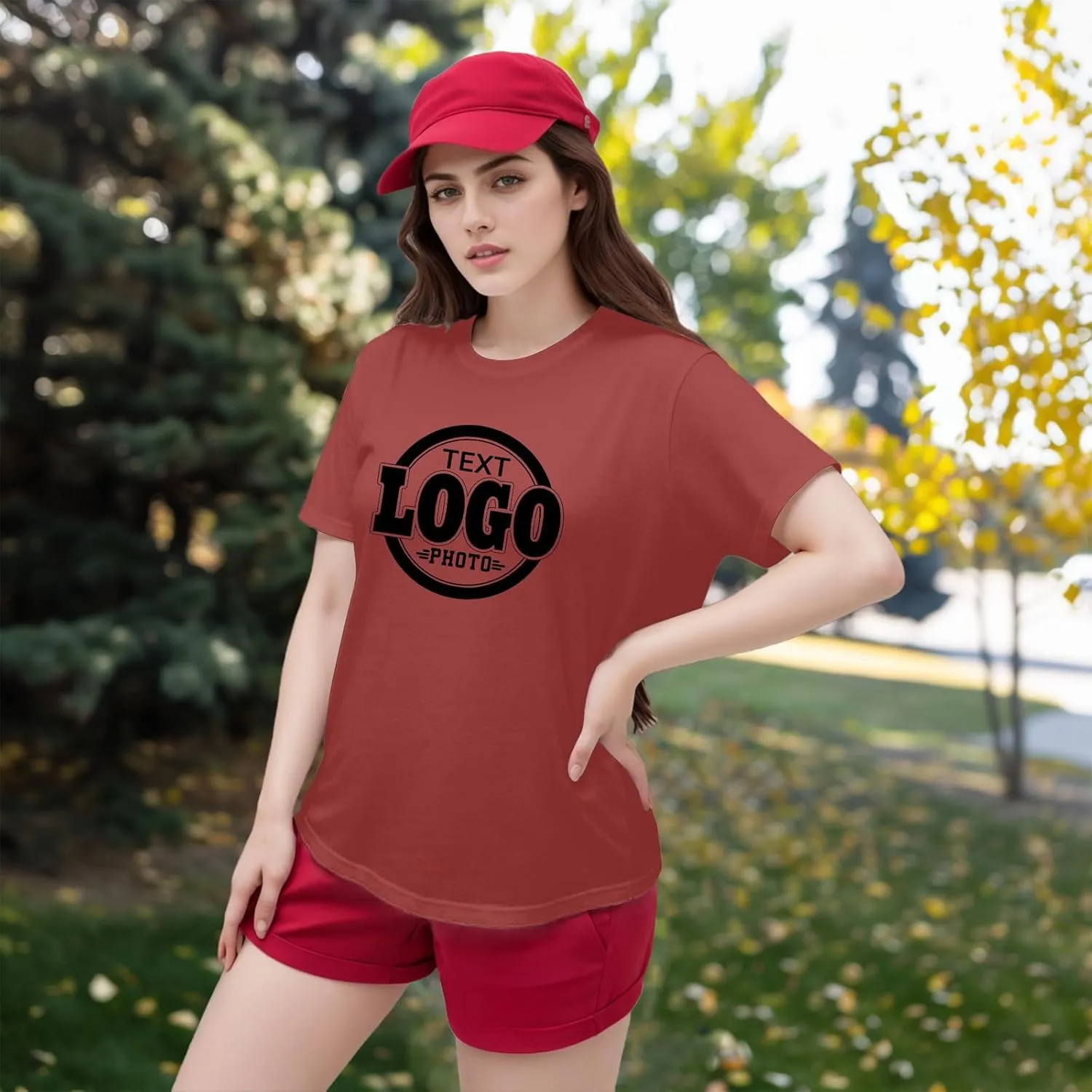 Custom T Shirts for Women Men with Your Logo Text Photo Personalized T Shirts Custom Shirt Design Your Own Custom Tee Shirt