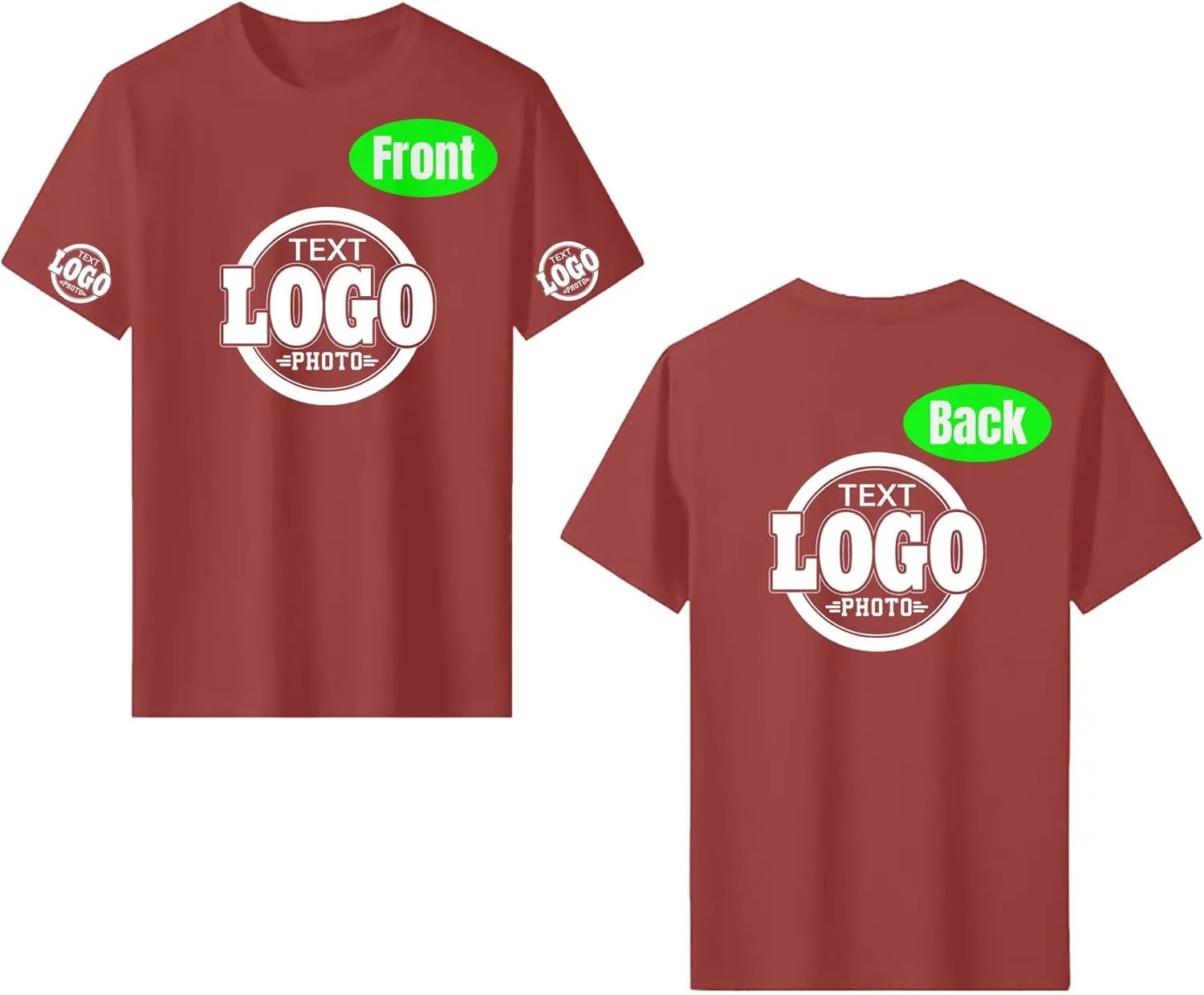 Custom T Shirts for Women Men with Your Logo Text Photo Personalized T Shirts Custom Shirt Design Your Own Custom Tee Shirt