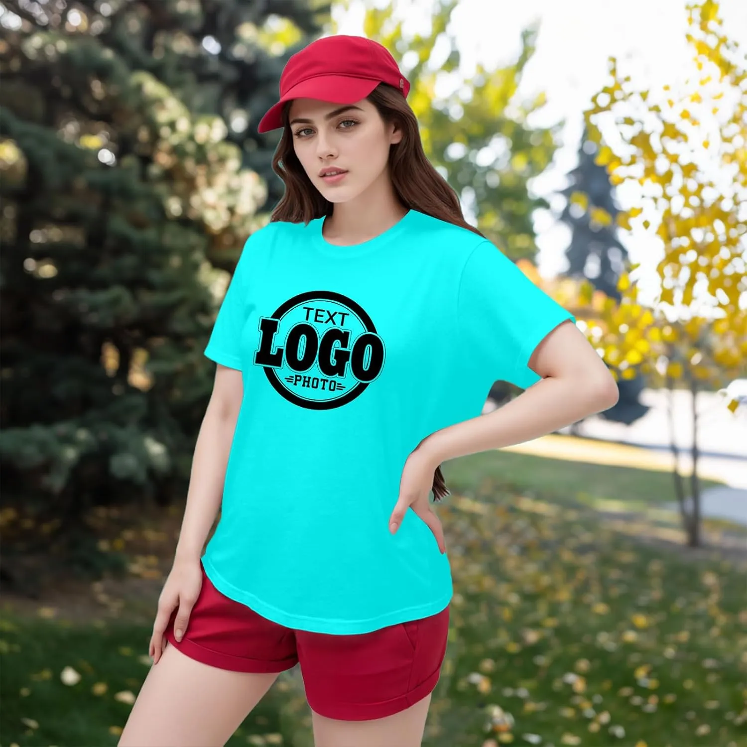Custom T Shirts with YourText Logo Photo Personalized T Shirts Custom Shirt Design Your Own Custom Tee Shirt