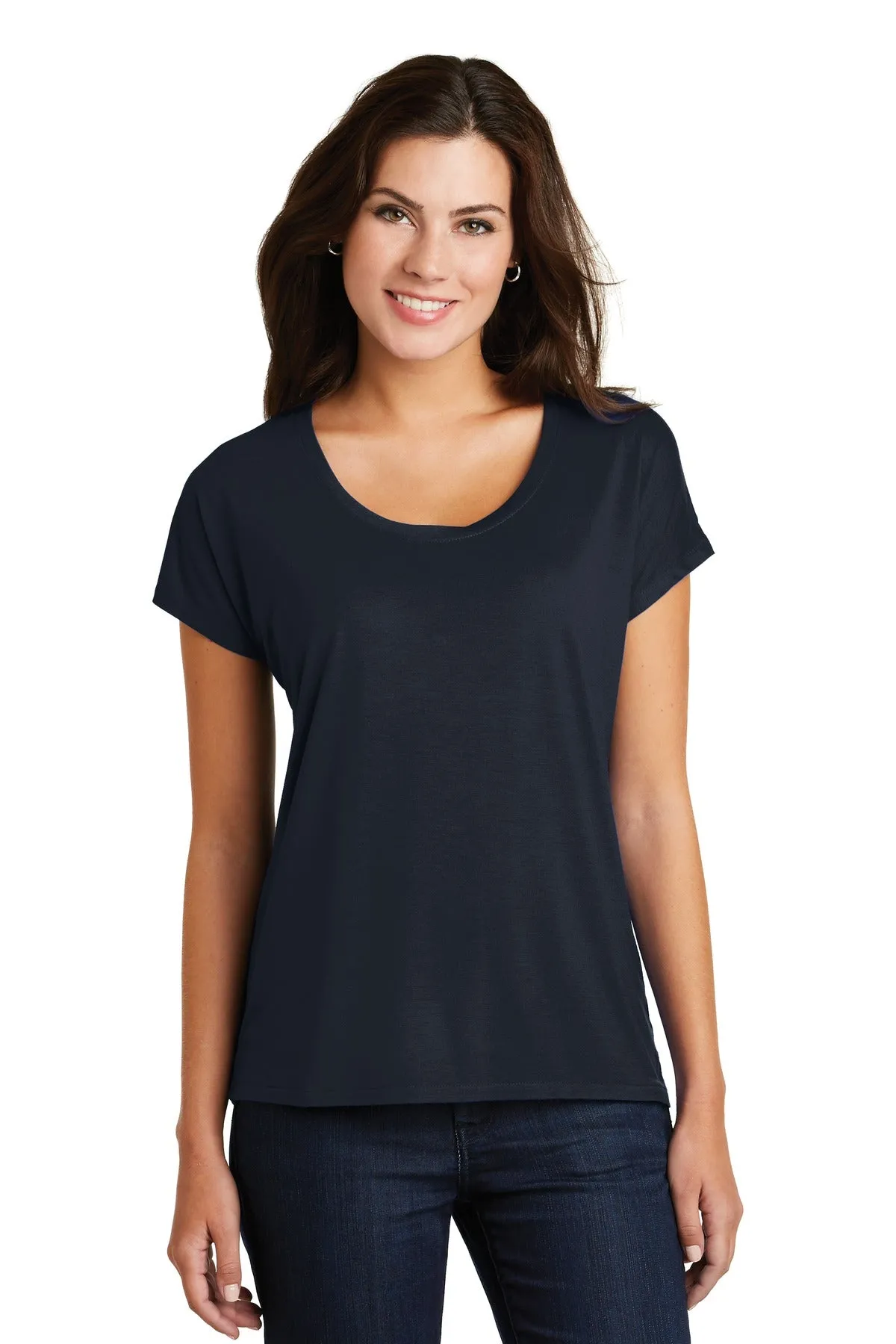 District  Women's Drapey Dolman Tee. DM412