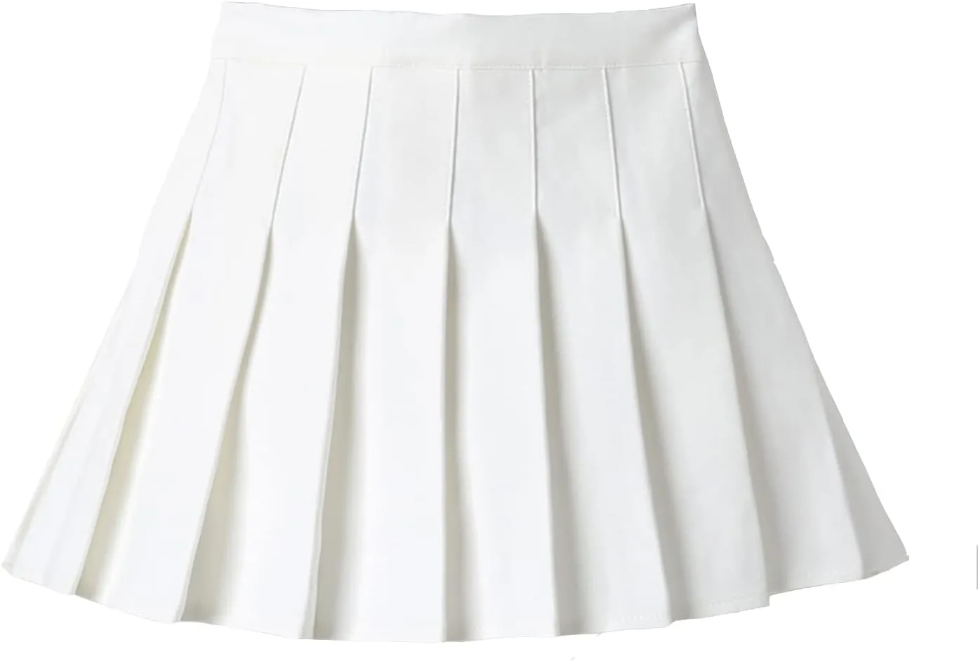 DOOVID Pleated Skirts High Waist Mini Short Skirts School Uniform Girls Tennis Skirt