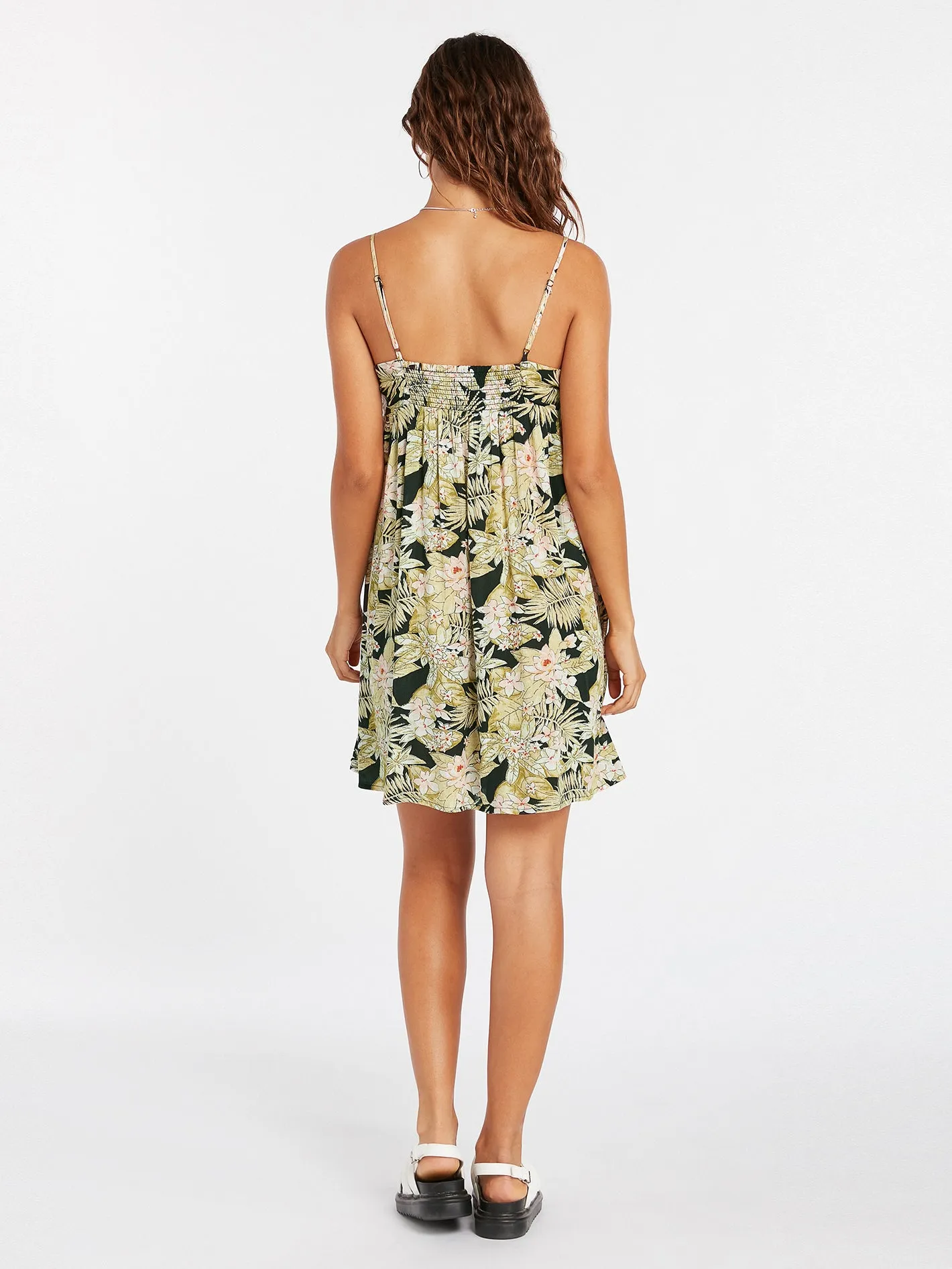 Frondly Fire Dress - Black Combo