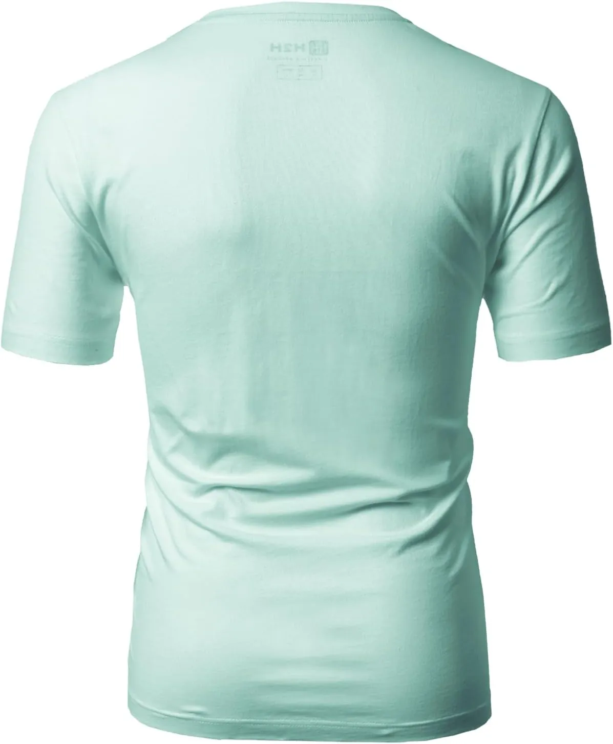 H2H Mens Casual Slim Fit Short Sleeve T-Shirts Soft Lightweight V-Neck/Crew-Neck Size XS to 3XL