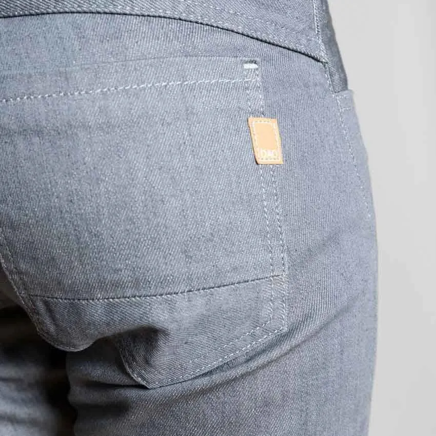 Jeans Paul confort gris coupe demi-slim