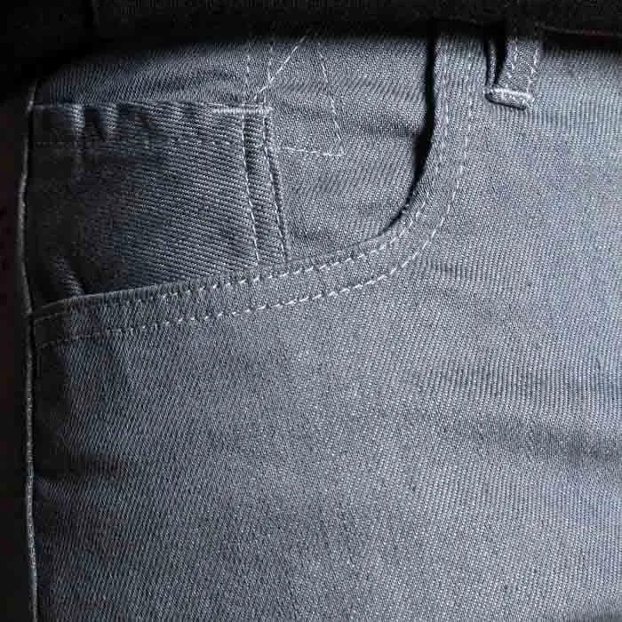 Jeans Paul confort gris coupe demi-slim