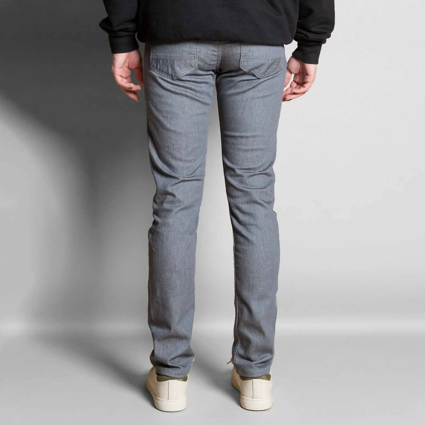 Jeans Paul confort gris coupe demi-slim