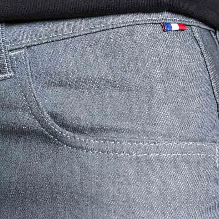 Jeans Paul confort gris coupe demi-slim