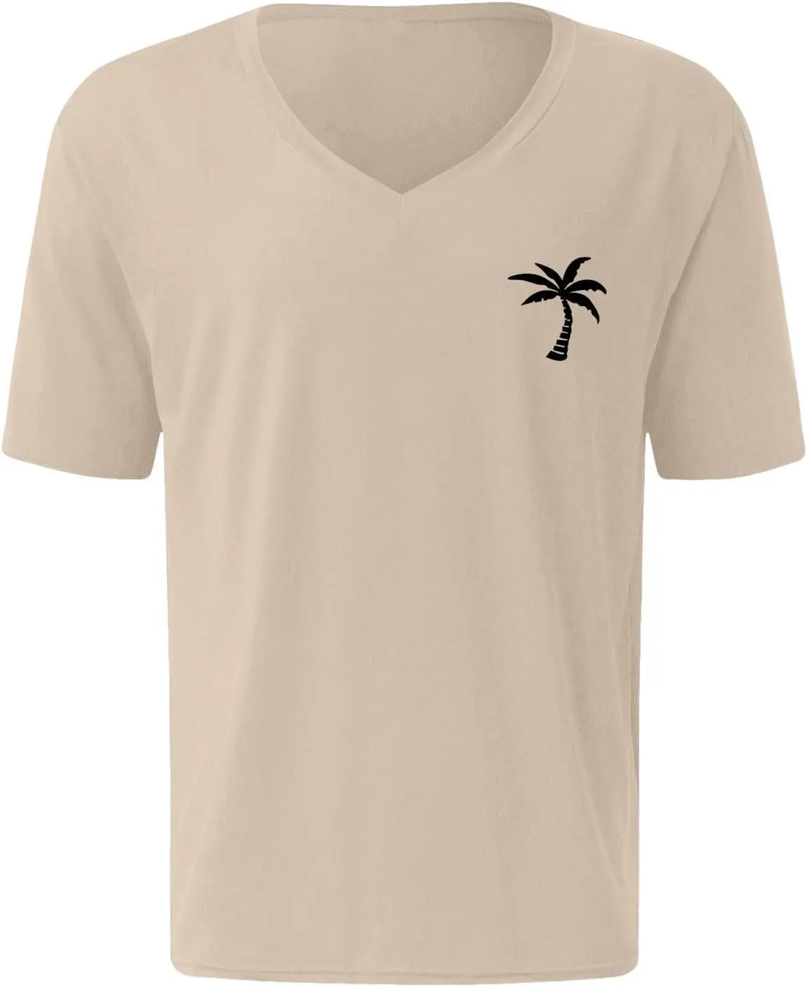 Mens Loose Fit Graphic Shirts Short Sleeve Heavyweight Cotton Printed T-Shirts Casual Retro Streetwear Tshirts Tops