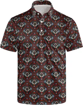 Polo Shirts for Men Moisture Wicking Mens Polo Shirts Patriotic Shirts for Men