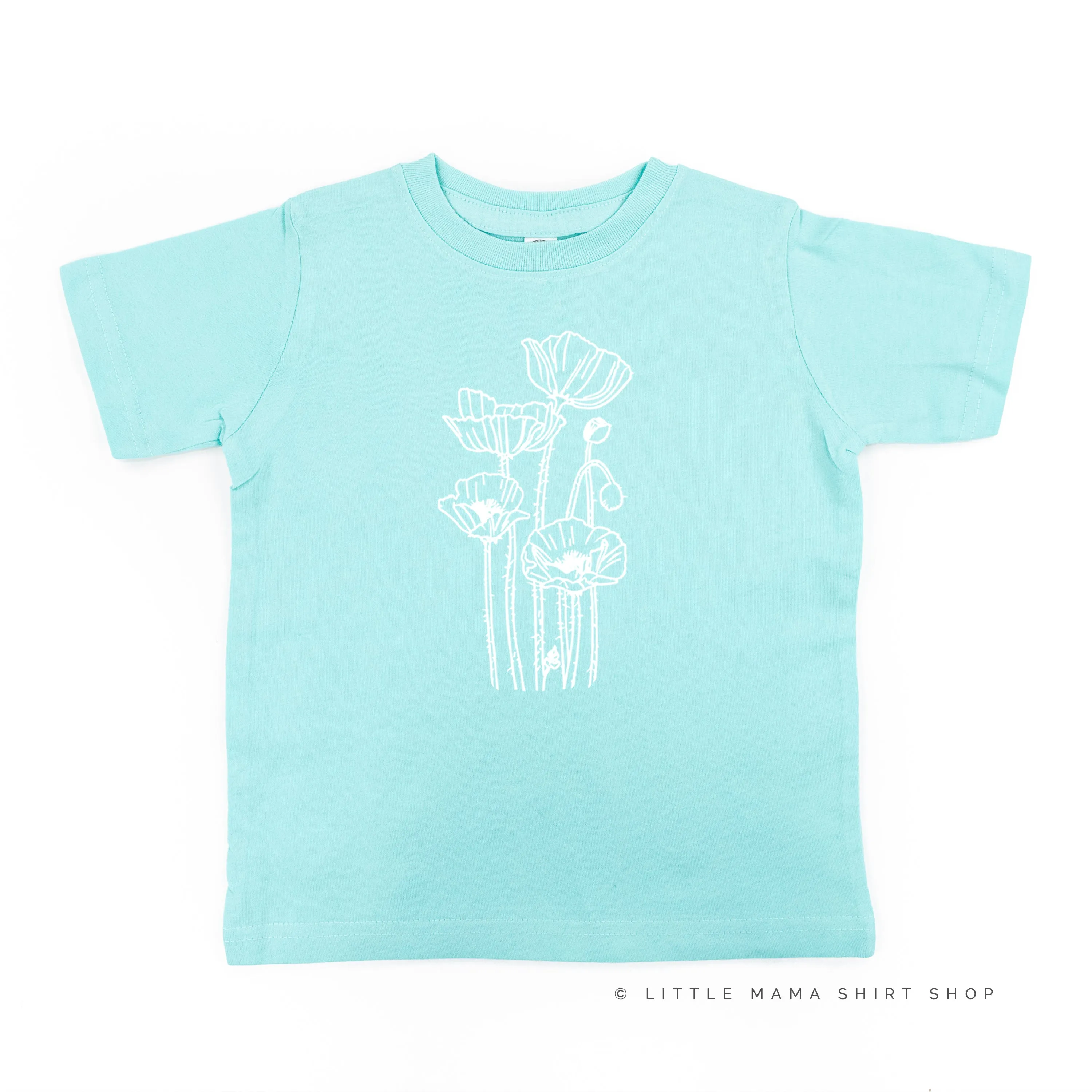 POPPY (Flower) - Short Sleeve Child Shirt