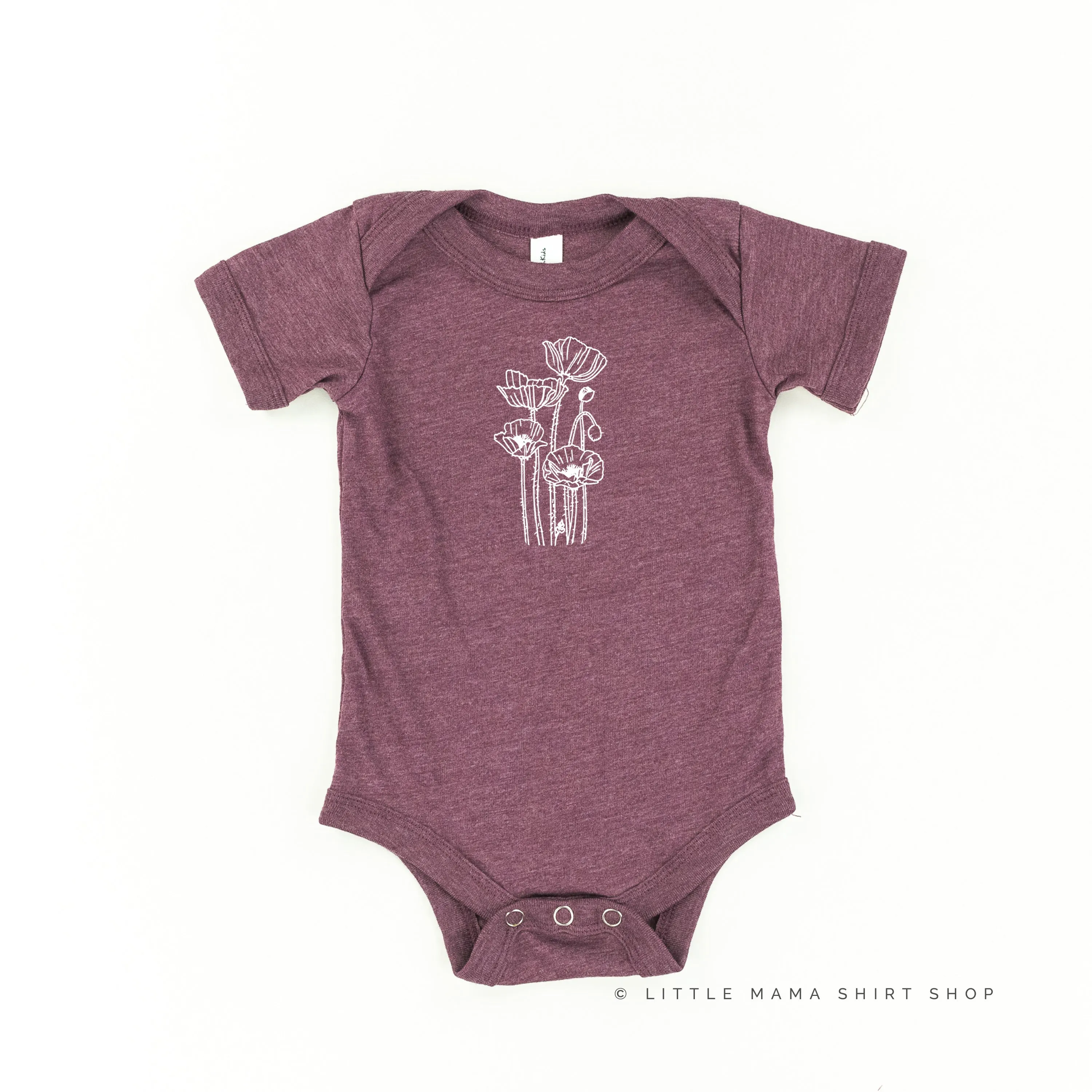 POPPY (Flower) - Short Sleeve Child Shirt