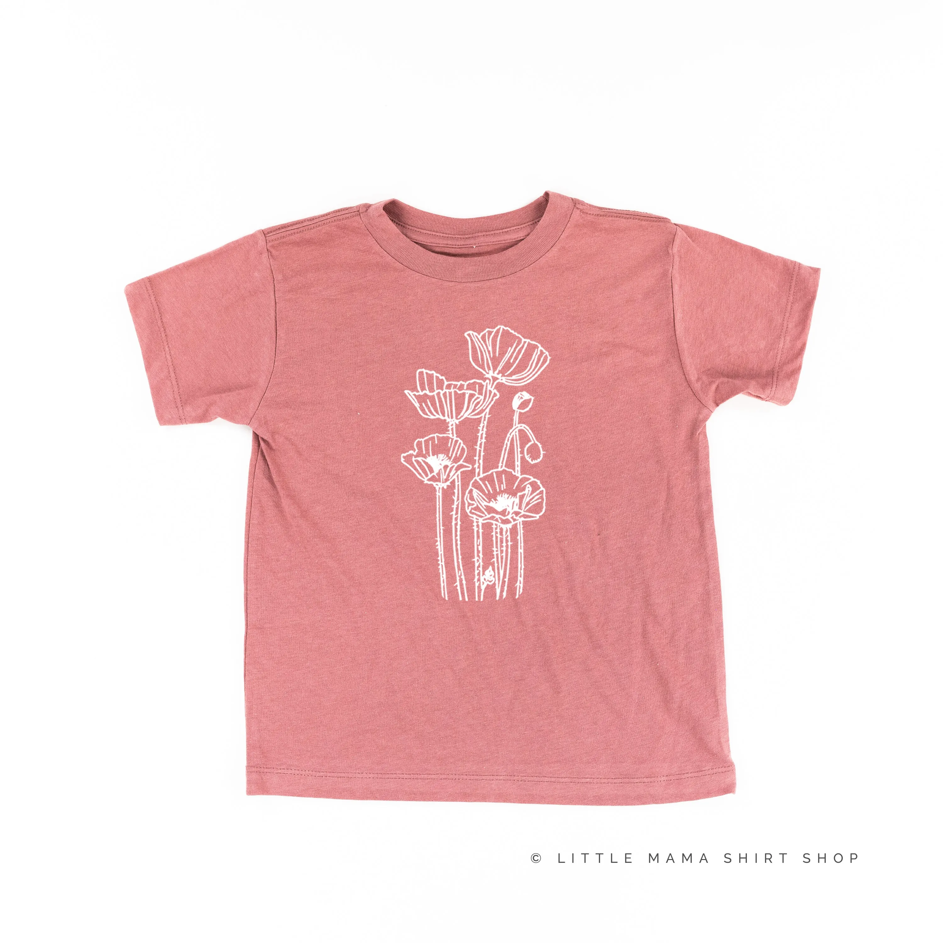 POPPY (Flower) - Short Sleeve Child Shirt