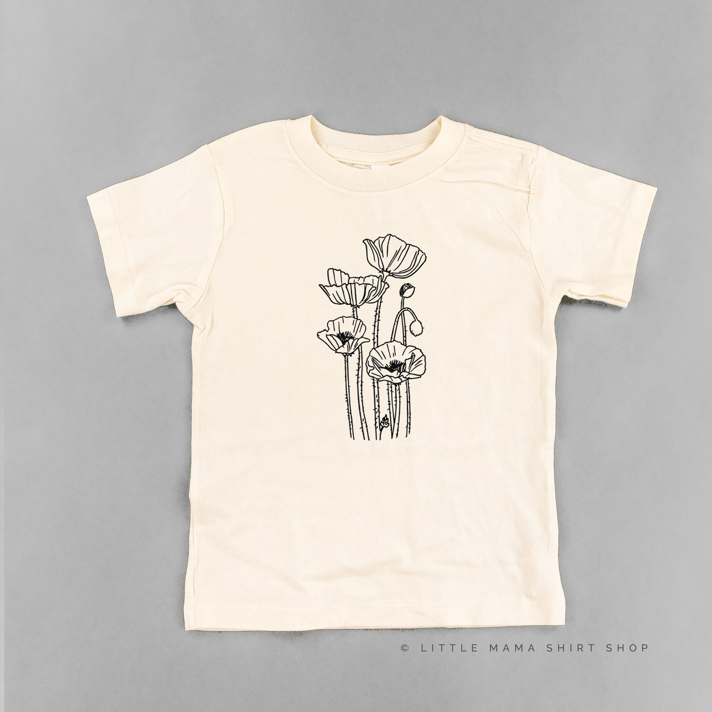 POPPY (Flower) - Short Sleeve Child Shirt