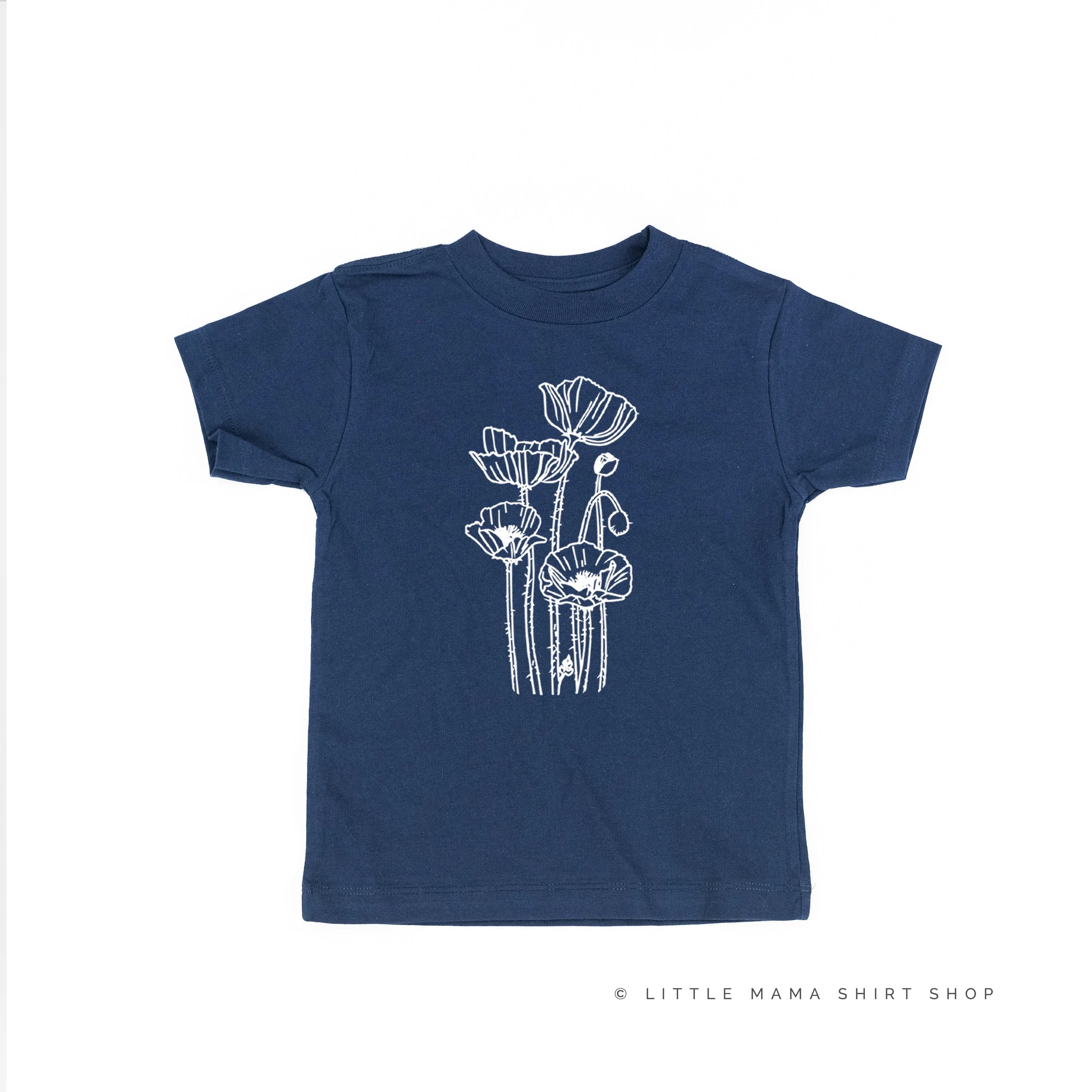 POPPY (Flower) - Short Sleeve Child Shirt