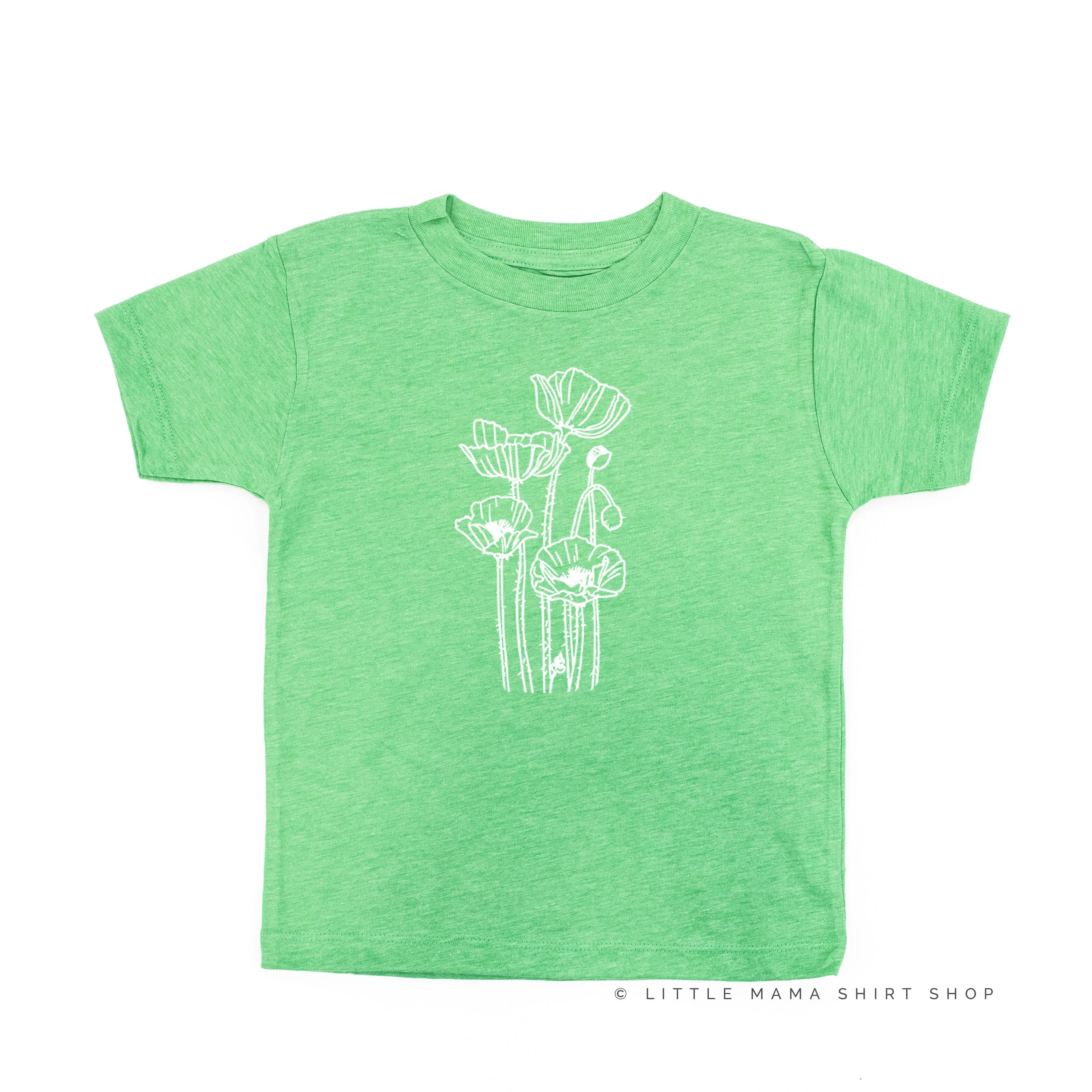 POPPY (Flower) - Short Sleeve Child Shirt