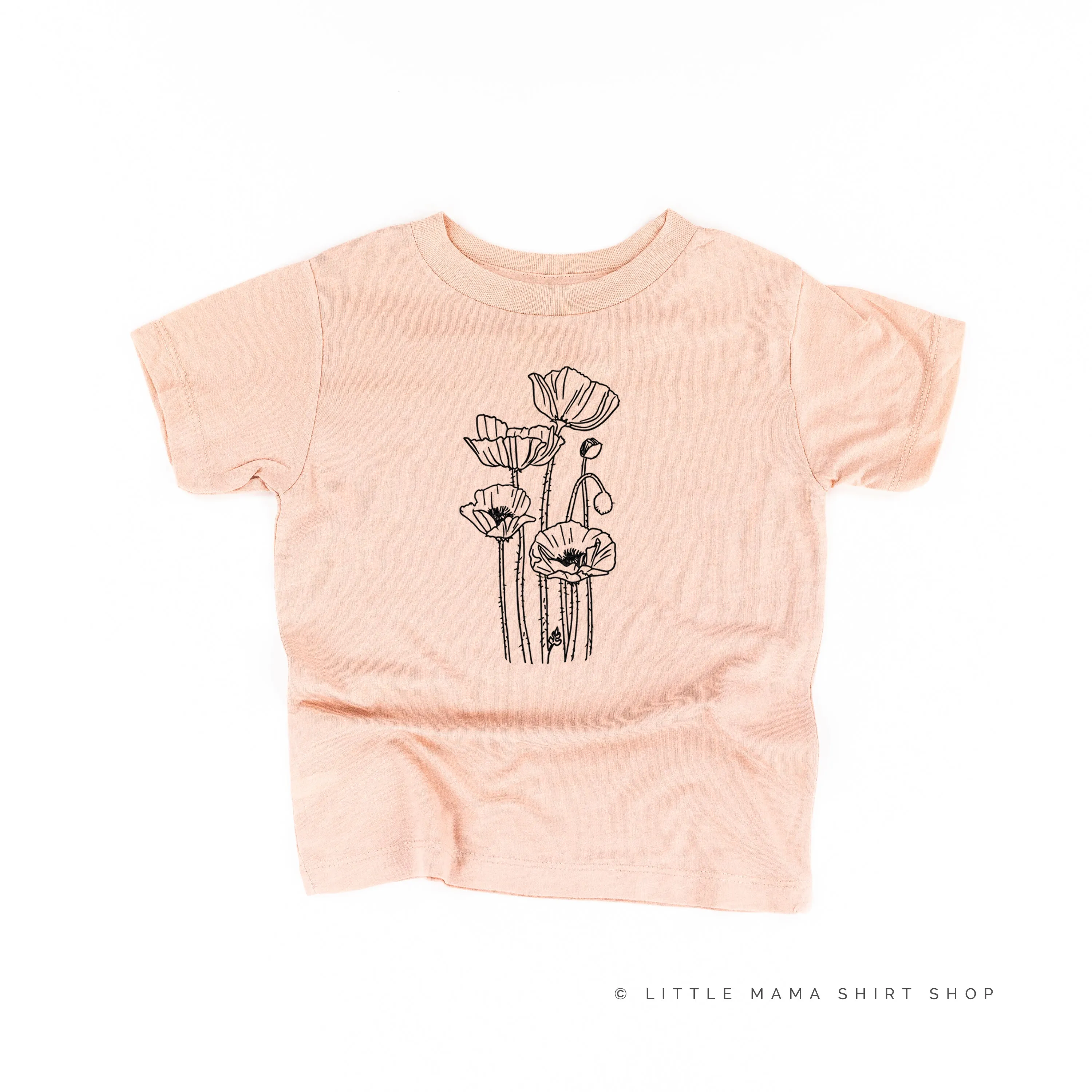 POPPY (Flower) - Short Sleeve Child Shirt