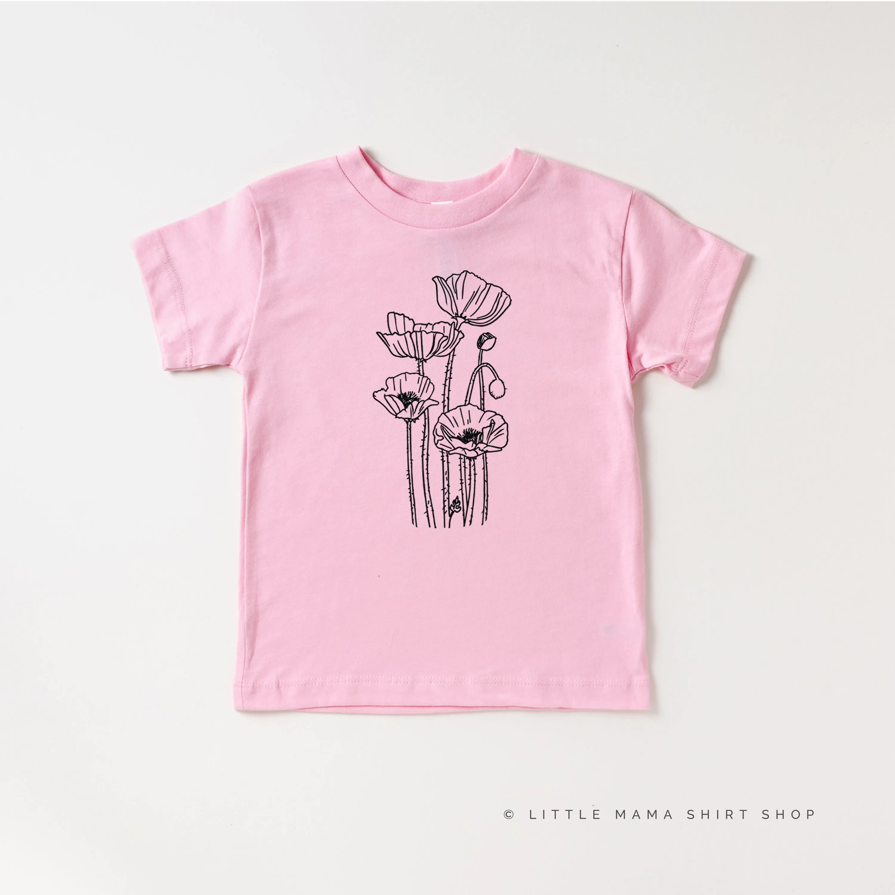POPPY (Flower) - Short Sleeve Child Shirt