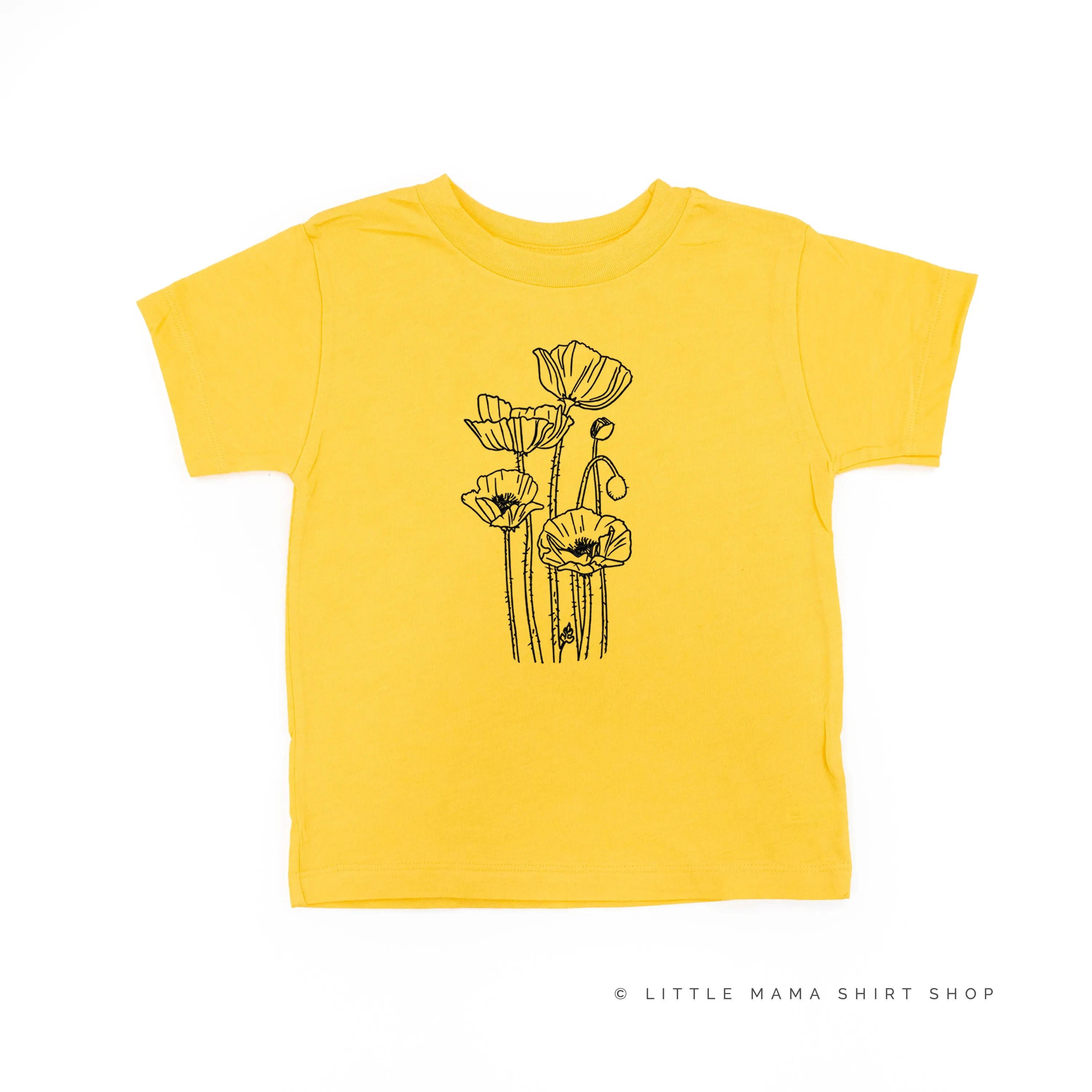 POPPY (Flower) - Short Sleeve Child Shirt