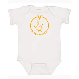 Southern Alphabet Series Onesies V if for Vidalia