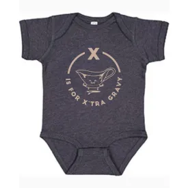 Southern Alphabet Series Onesies X is X’tra Gravy